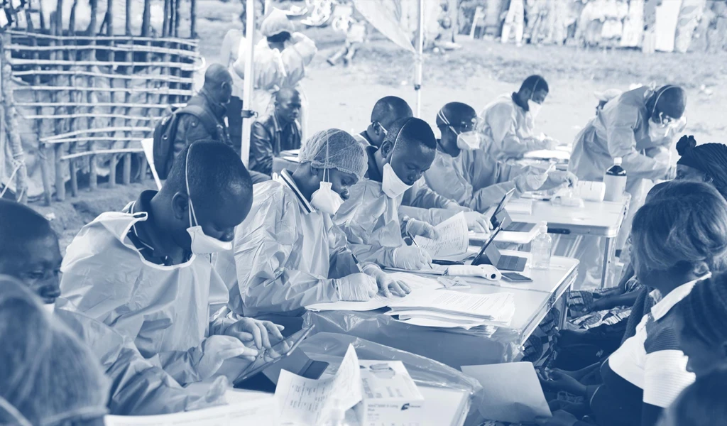 Researchers in the field