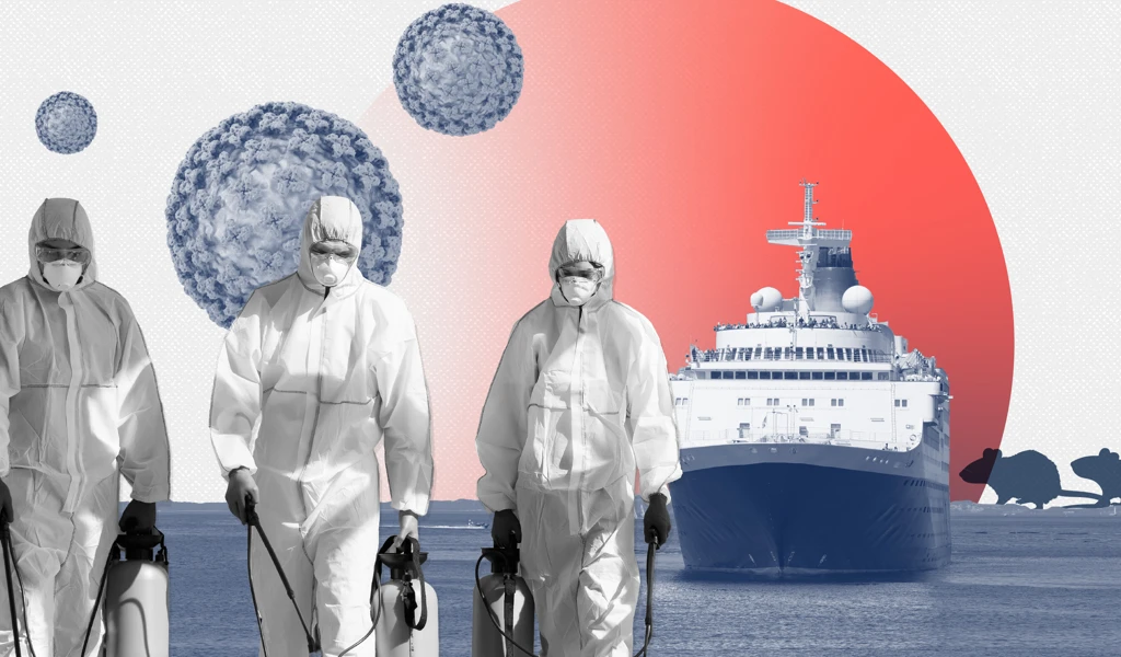 Hantavirus layered image 