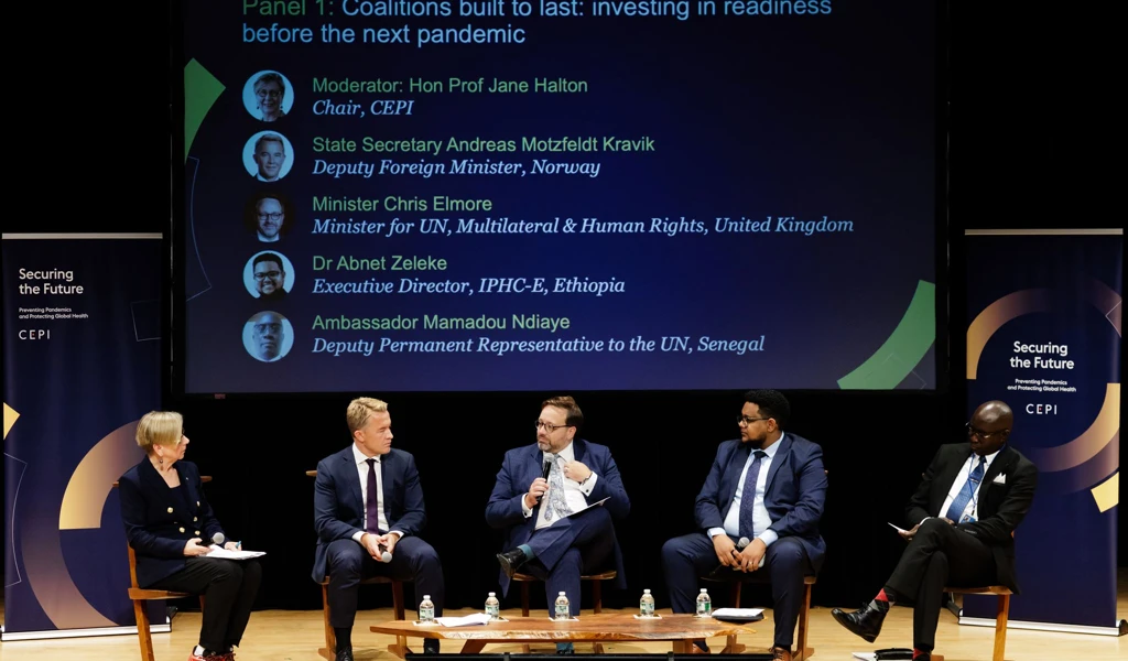 Building Crisis-Ready Coalitions_UNGA 81_from Left to Right_Jane Halton (CEPI)_Andreas Kravik (Norway)_Chris Elmore (UK)_Abnet Zeleke (Ethiopia)_Mamadou Ndiaye (Senegal)_Sept 21_2026.jpg