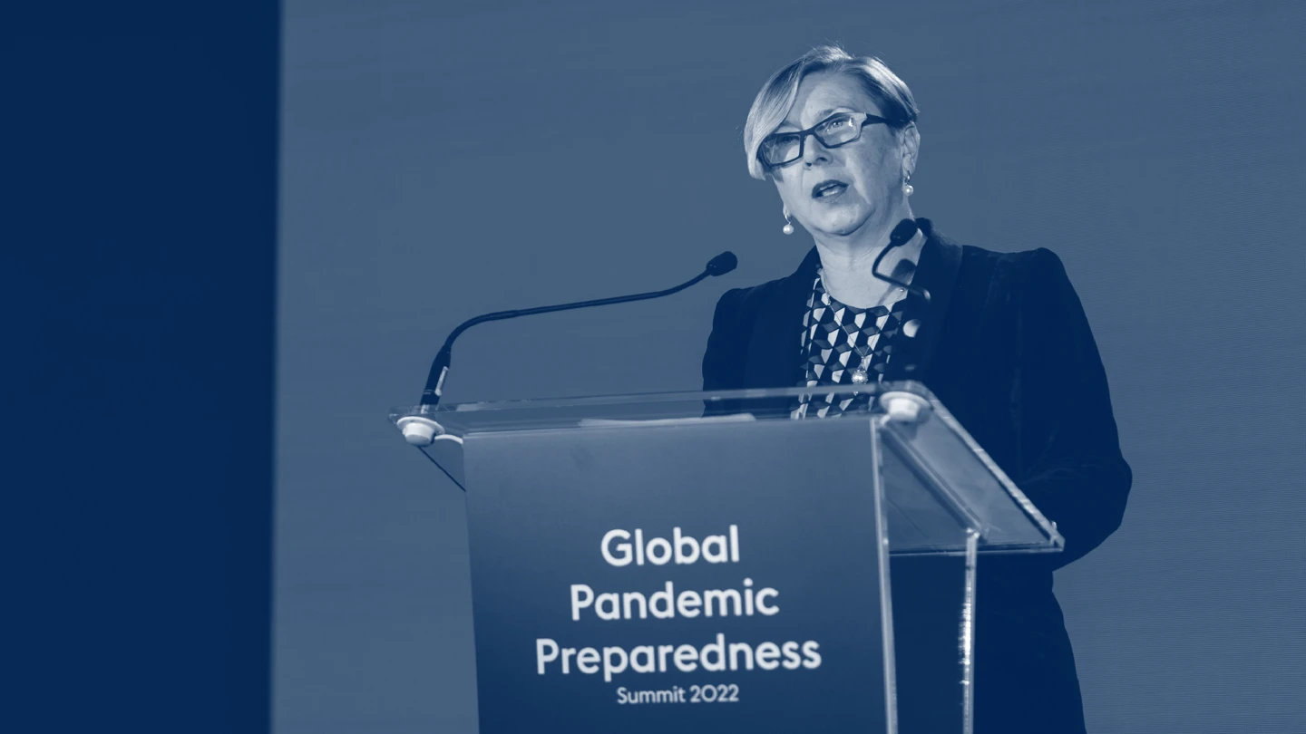 Jane Halton speaking at GPPS in 2022