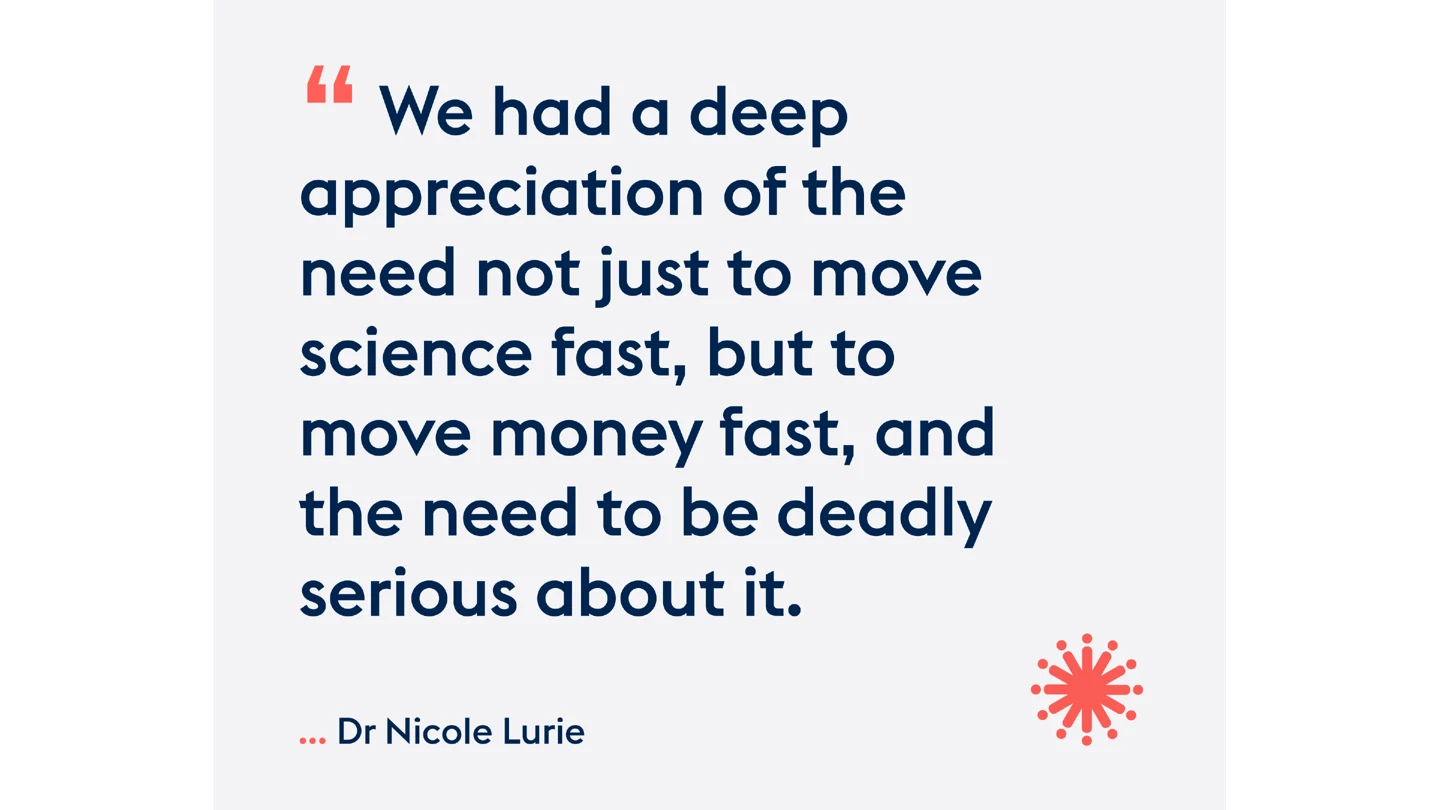 Text quote by Dr Nicole Lurie