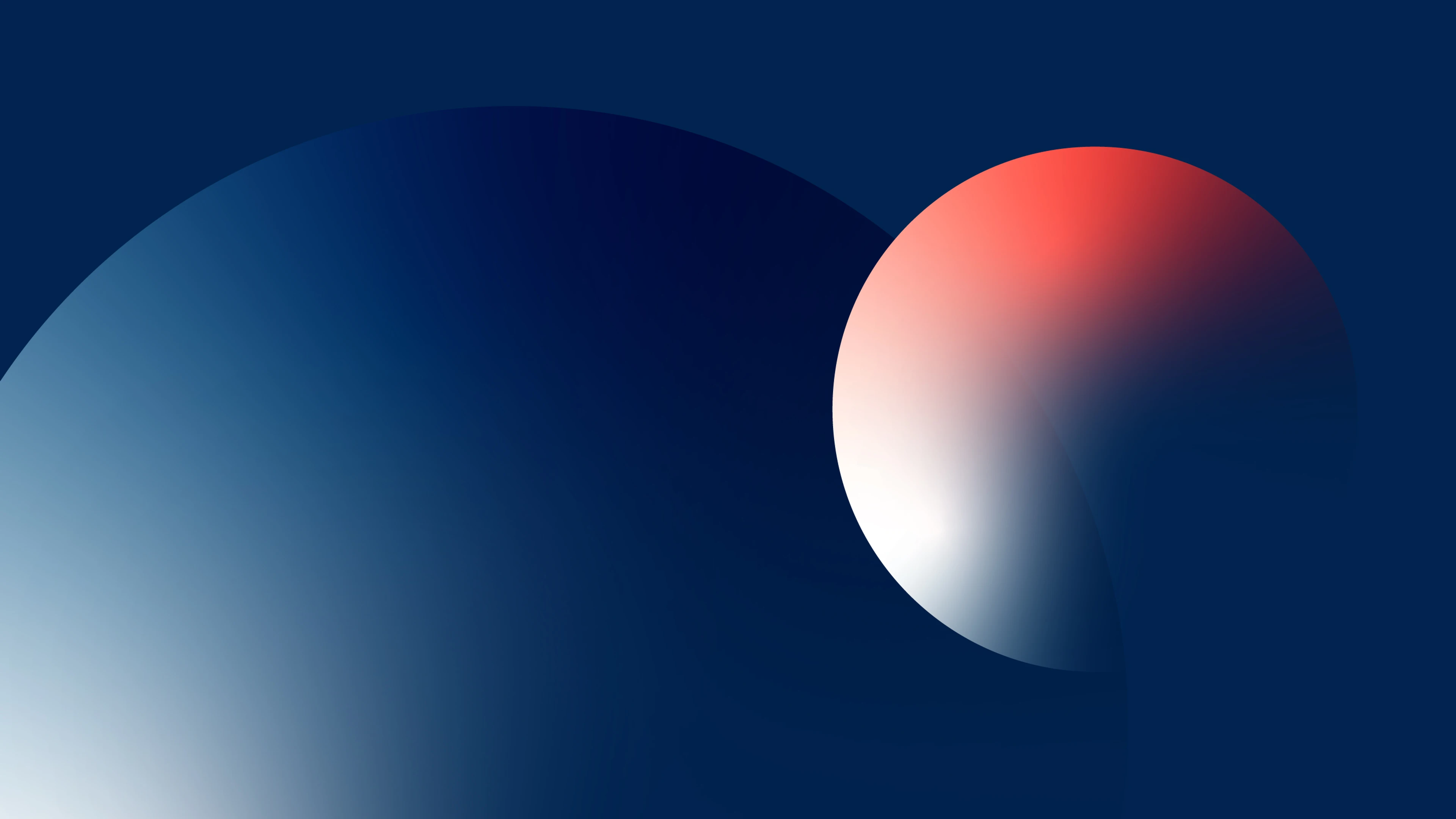 two overlapping gradient circles in different colours