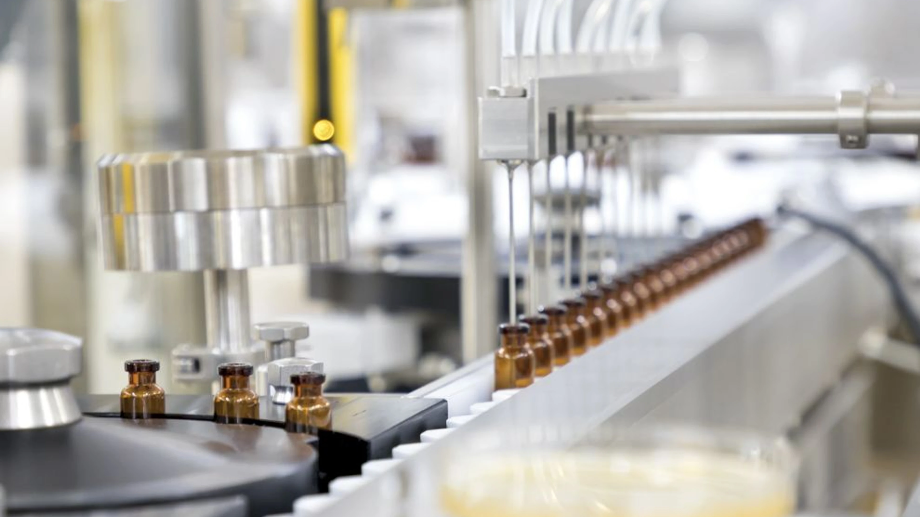 Serum Institute of India vaccine manufacturing line