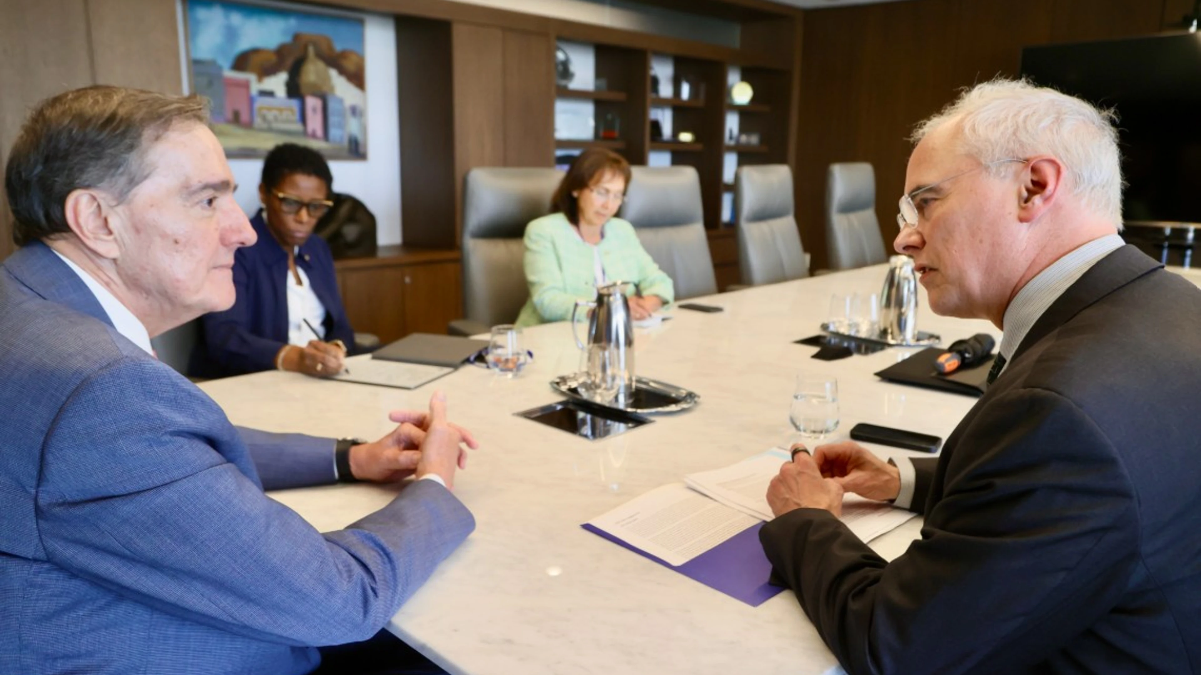 PAHO - Richard Hatchett and Jarbas Barbosa.