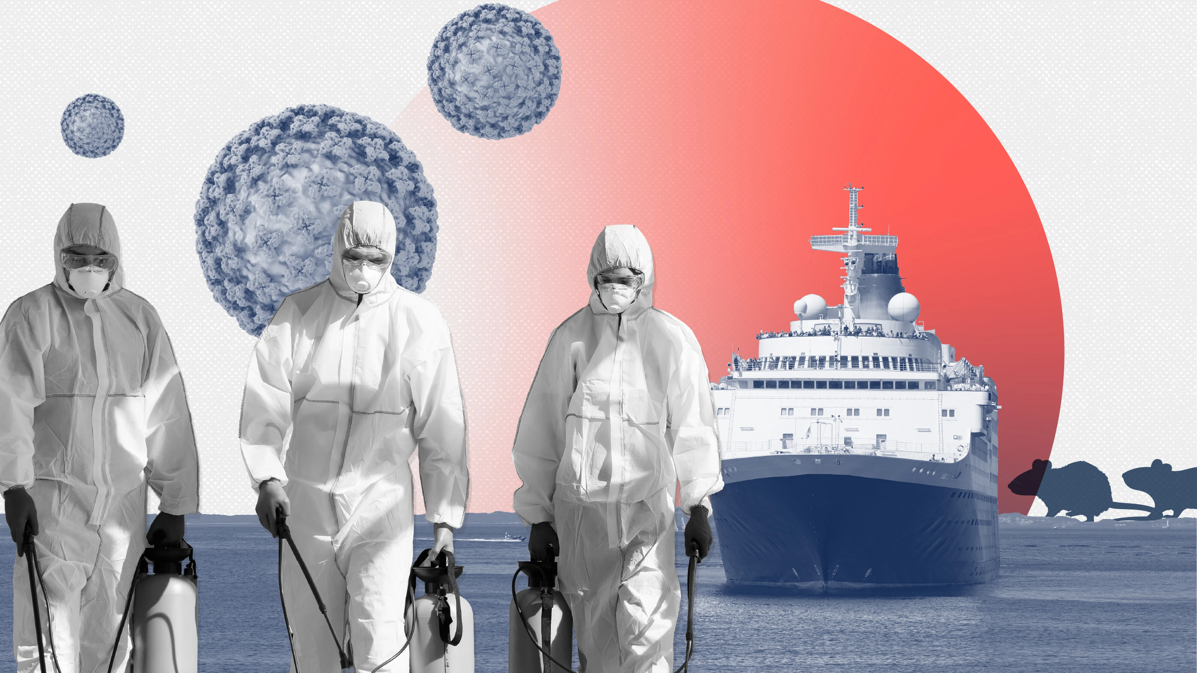 Hantavirus layered image 