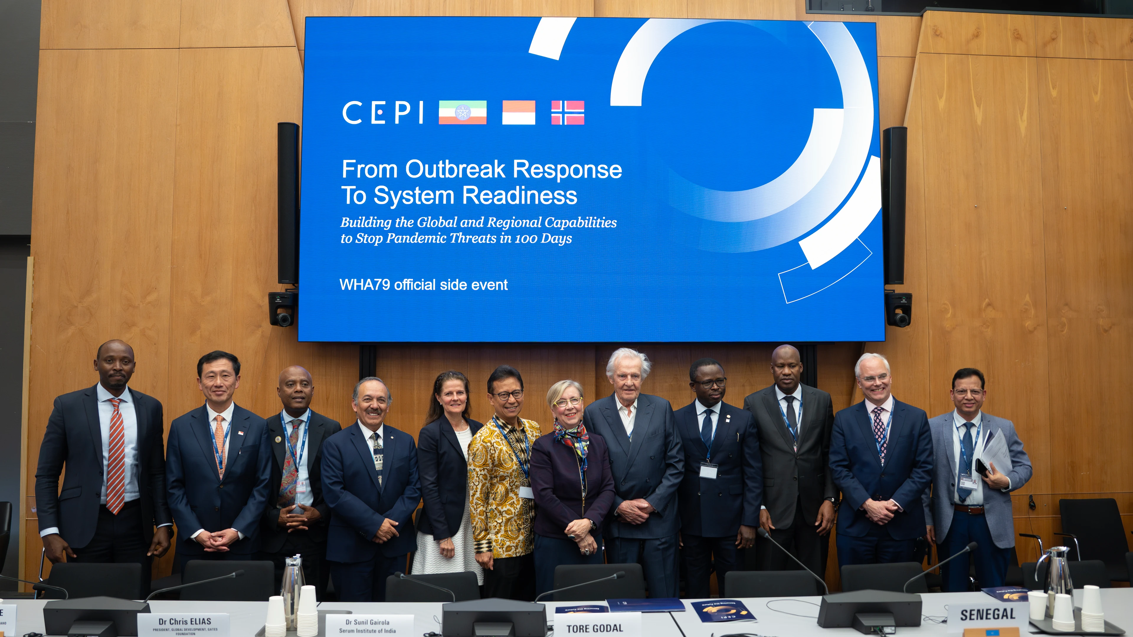 WHA side event - CEPI